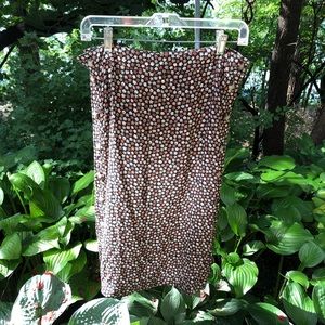 Madewell floral midi skirt